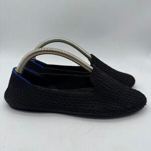 Rothy's‎ Black Knit Loafer Flats Shoes Women's Size 7